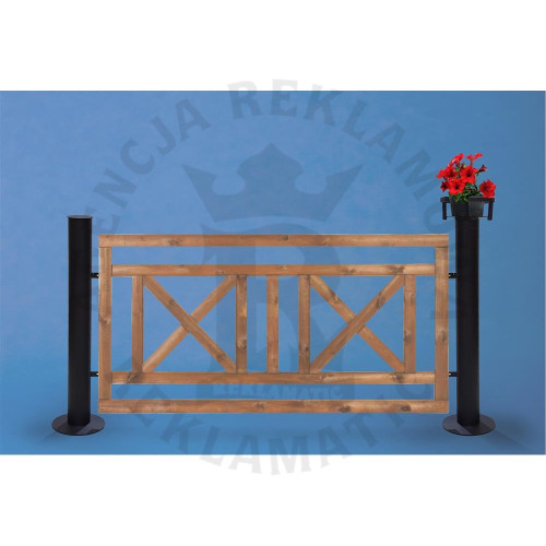 Płotek do ogródków letnich Restauracja