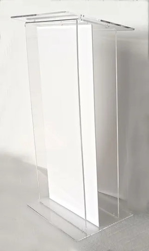 Trójwarstwowa mównica z plexi