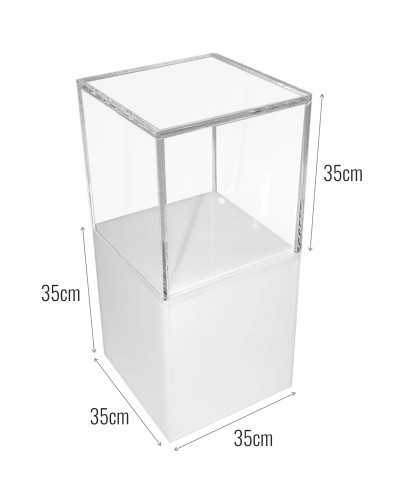 Pojemnik Kubik mini 35×35×35 cm z pokrywą