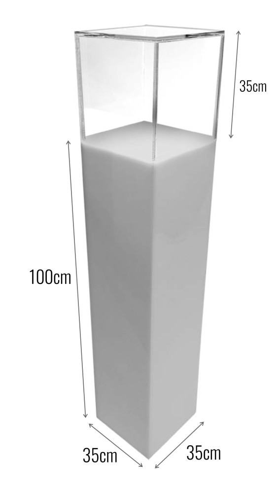 Pojemnik Kubik maxi 35×35×100 cm + pokrywa