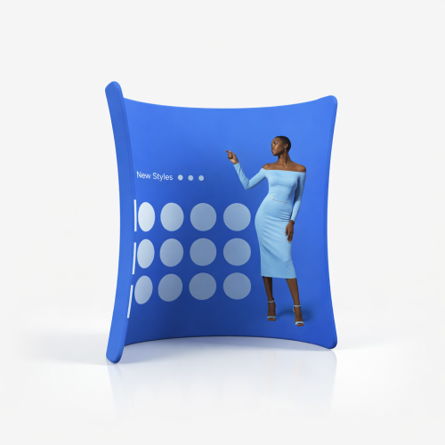 Ścianka reklamowa w kształcie C