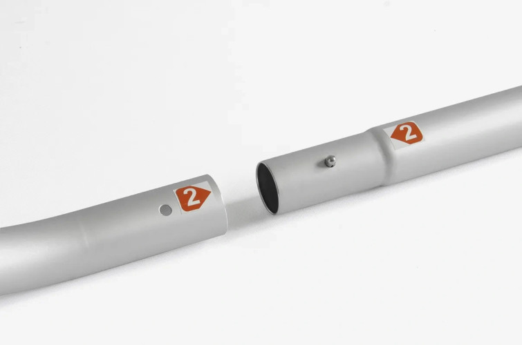 Ścianka eventowa w kształcie wyspy 650x245x465 cm