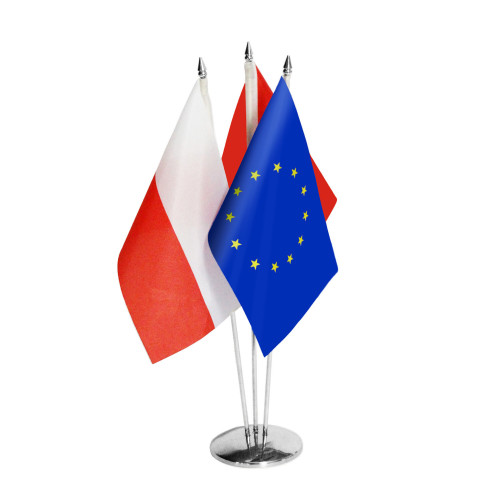 Stojaczek sferyczny na proporczyk do biura i gabinetu