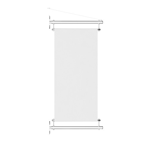 Uchwyt fasadowy do banerów prostopadłych INOX