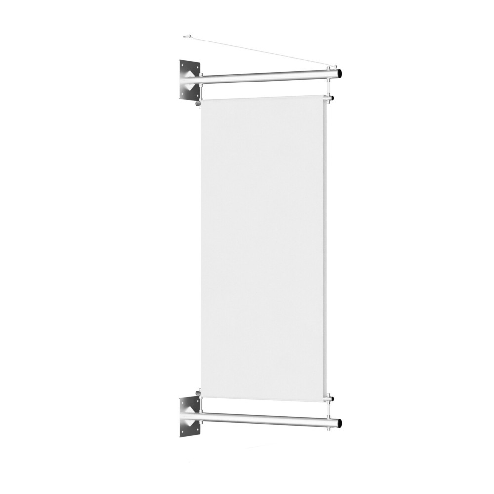 Uchwyt fasadowy do banerów prostopadłych INOX