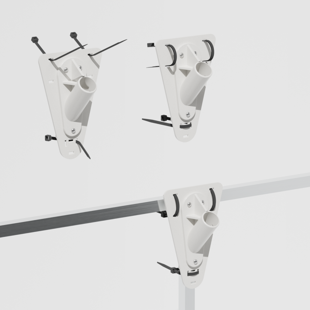 Mocowanie słupka i bariery PLASTUCH