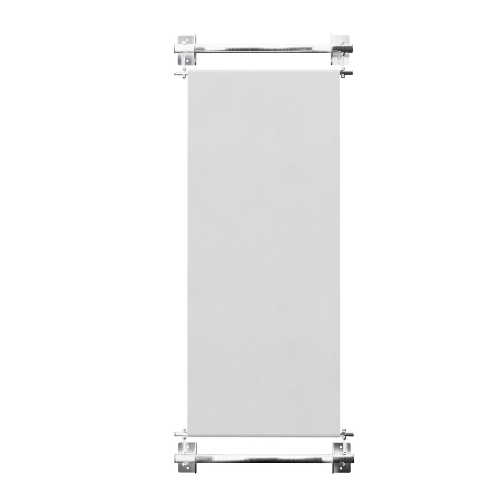 Uchwyt fasadowy równoległy do banerów  INOX