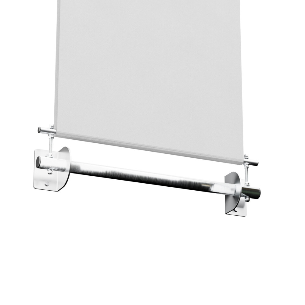 Uchwyt fasadowy równoległy do banerów  INOX