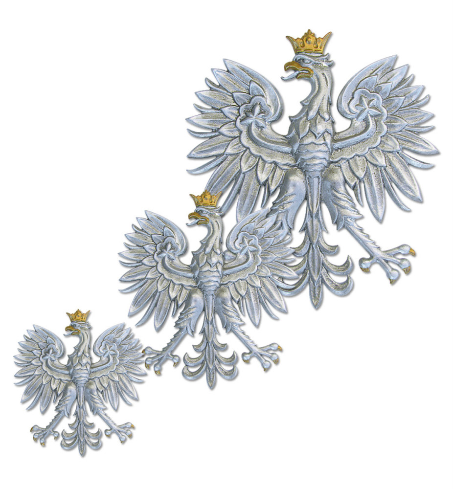 Orzeł odlew srebrzony