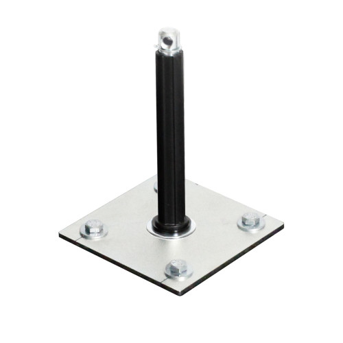 Obrotowa tuleja masztowa 17 mm – podstawa kwadrat