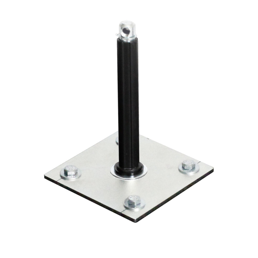 Obrotowa tuleja masztowa 17 mm – podstawa kwadrat