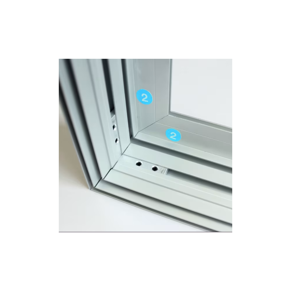 Konstrukcja kasetonu ściennego Illuminova 75 mm