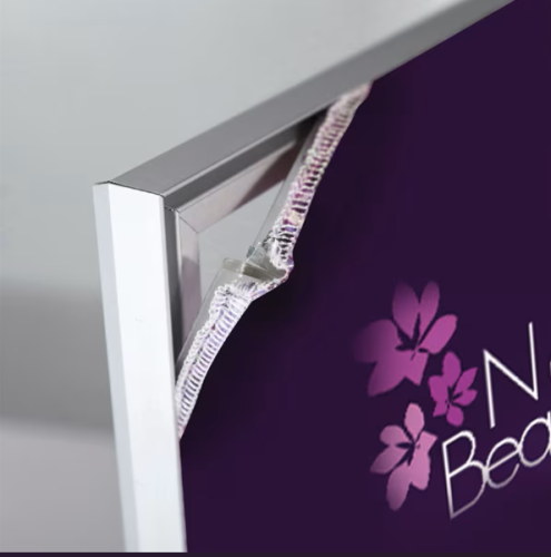 Kaseton podwieszany 125 mm Illuminova konstrukcja i grafika