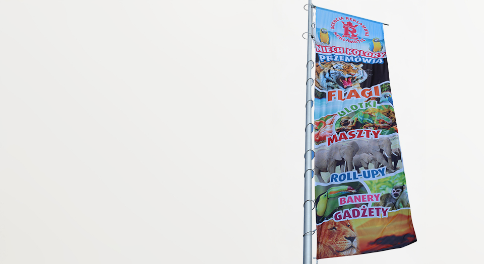 Flaga reklamowa - e-flagi.pl